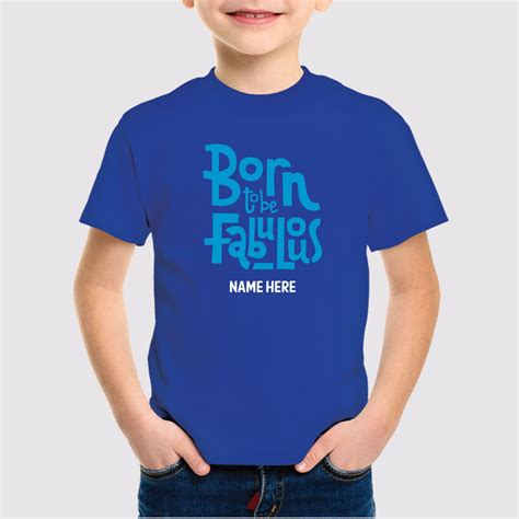 Born to be Fabulous Boys T-Shirt | gingercrush.com