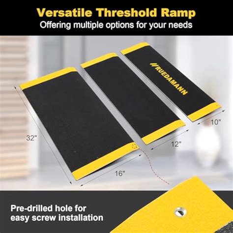 Ruedamann Threshold Ramp for Doorways, 32 W x 12 India | Ubuy