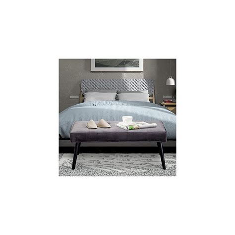 GATOSIG Bench, Rectangular Velvet Bench, Tufted | Ubuy India