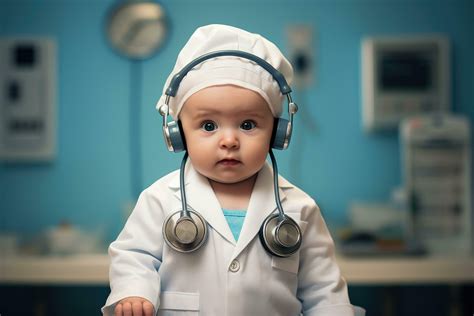 Doctor With Stethoscope With Child
