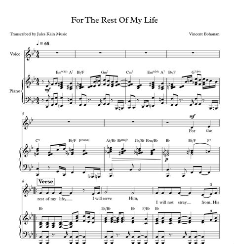 Vincent Bohanan - For The Rest Of My Life - The Victorious Army — Jules ...