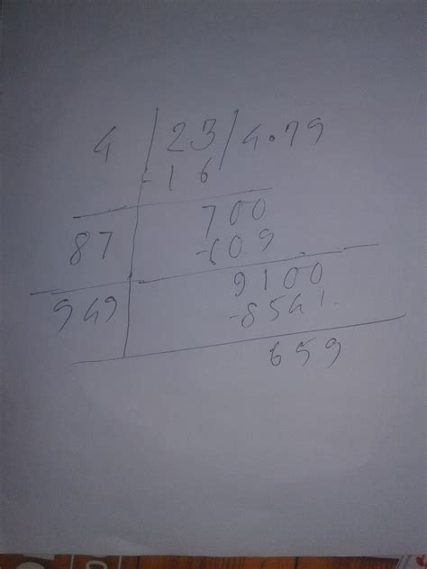 find square root of 23 correct to 2 decimal places using long division ...