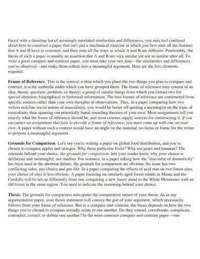 10+ Comparative Analysis Essay Examples to Download