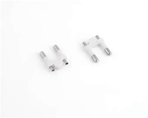 2 Pin Moulded Plug Insert - 2.5 AMP 2 solid pin insert 19.10mm distance ...