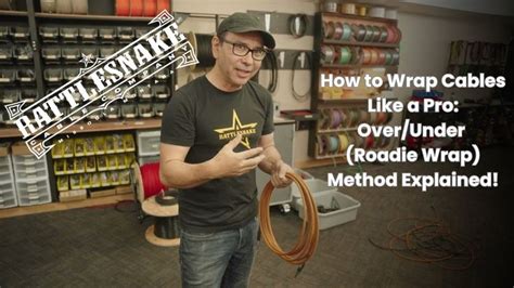 Image result for Cable Wrap Using Over Under Method