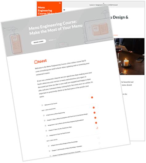 Image result for Menu Engineering Course