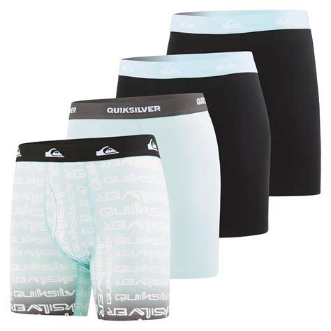 Quiksilver Mens Underwear 4 Pack Boxers for Men Supersoft Brushed ...