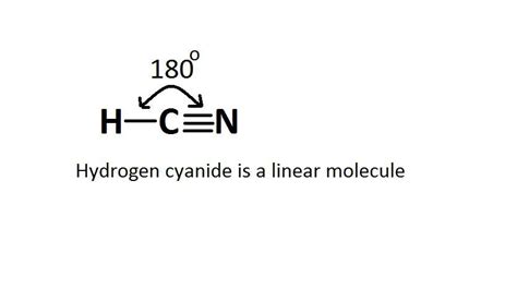 What is the molecular shape of HCN? bent linear angular trigonal ...
