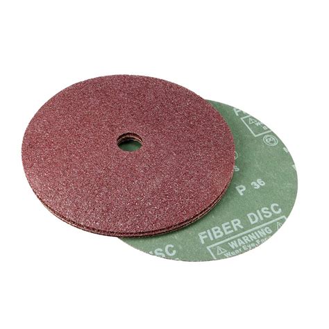 uxcell 7-Inch x 7/8-Inch Aluminum Oxide Resin Fiber Discs, Center Hole ...