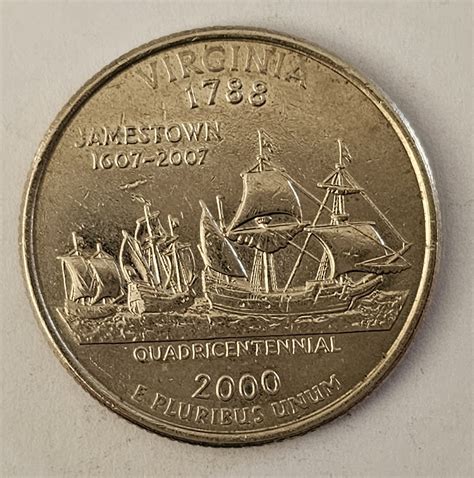 UNITED STATES- QUARTER DOLLAR 2000. P, VIRGINIA
