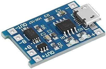 ERH India 1 Pc TP4056 Miniature USB 5V 1A 18650 Lithium Battery ...