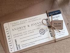Ticket Invitations Wedding by 1 Vintage Shabby Chic Style Ticket Wedding Invitation Ticket Invitations Wedding