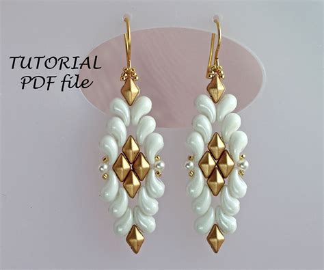 Bead Earring Tutorial 的图像结果