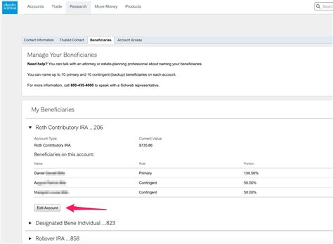 How to Designate or Change an Account Beneficiary in Schwab Alliance