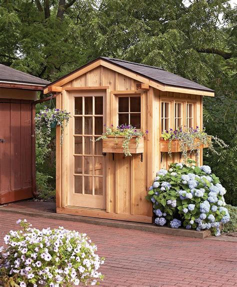 Besides housing gardening tools and supplies, these backyard buildings ...