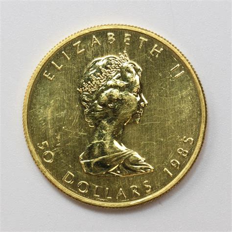 1985 .999 Gold Canada 50 Dollar Coin | Property Room