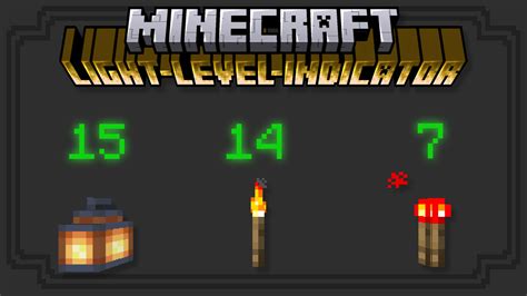 Light level indicator - Minecraft Bedrock Addons - CurseForge