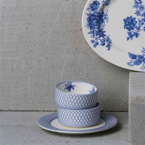 Renata china blue ramekin set (Set of 2) – Inka