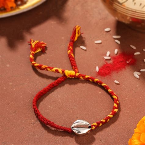 Buy Silver Rakhi Online From ₹599 | Exclusive Chandi Ki Rakhi Designs