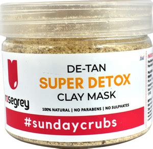 RoseGrey Super Detox Daily Detan Pack, Kaolin & Bentonite Clay Mask ...
