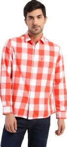 LEVI'S Men Checkered Casual Red Shirt - Buy LEVI'S Men Checkered Casual ...