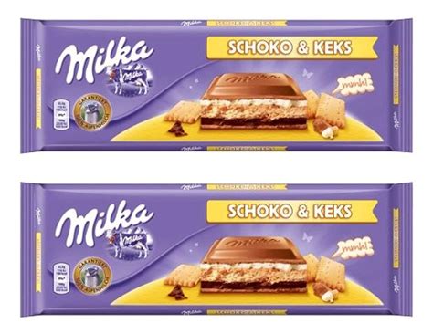 Buy 2 pc Milka Schoko and Keks, 300g Choco & Biscuit From Germany ...