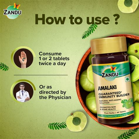 Buy Zandu Amla Tablets Online to Build Immunity (60 Caps)