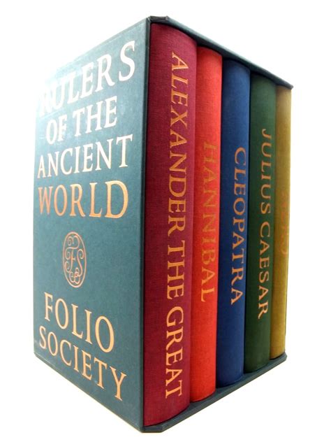 Collecting The Rulers Of The Ancient World Folio Society Edition