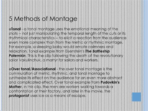 Image result for Example of Montage