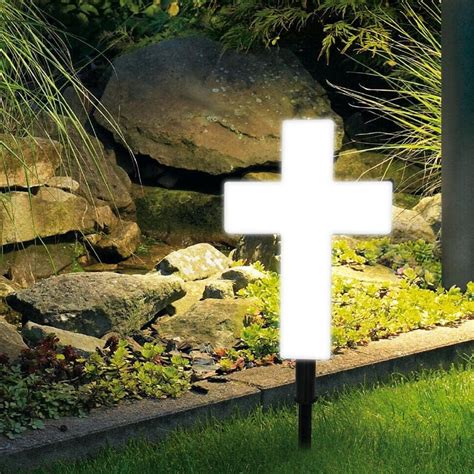 Buy QAQE Solar Cross for Cemetery,Solar Crosses for Graves,Outdoor ...