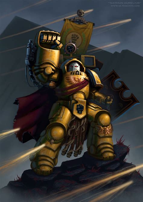 Imperial Fists - Art by Javier Quintana - 40K Gallery | Imperial fist ...