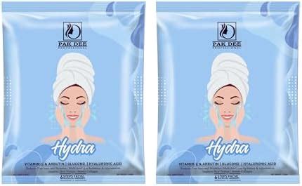 Pak Dee Professional Hydra 6 Steps Facial Kit Combo | Vitamin C ...