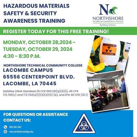 🚨 FREE Hazardous Materials Safety & Security Awareness Training! 🚨 ...