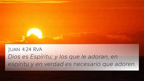 Juan 4:24 RVA 4K Wallpaper - Dios es Espíritu; y los que le adoran, en
