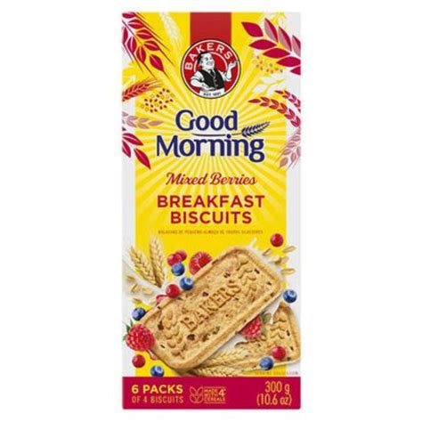 Bakers Good Morning Mixed Berries Breakfast Biscuit 300gr - Superb Hyper