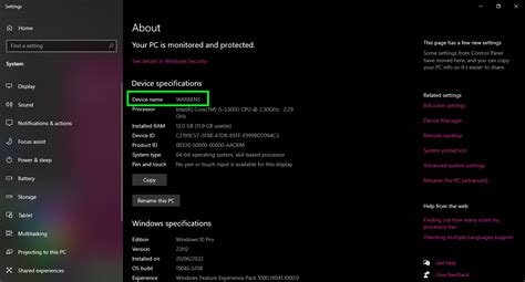 Image result for How to Find Computer Name Windows 10