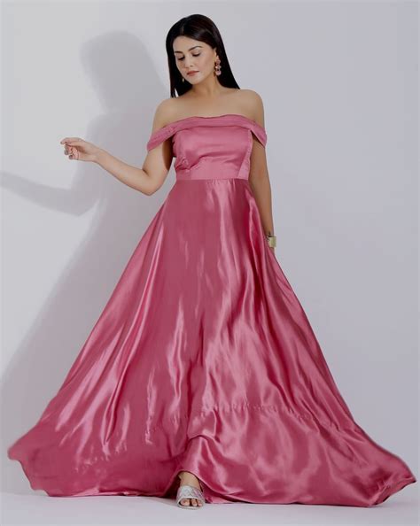 Pink Satin Ball Gown for Women : Channel Your Inner Barbie! – Plum and ...