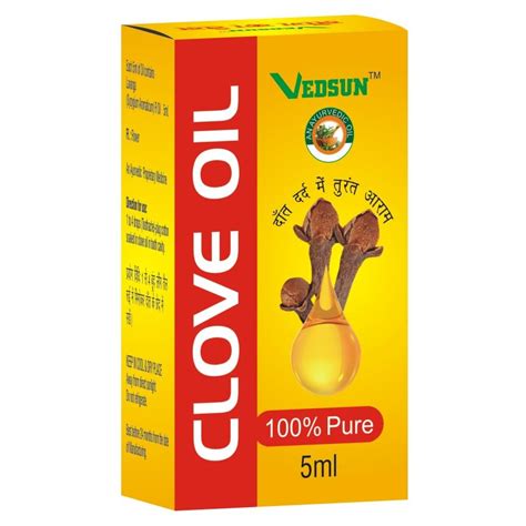 Vedsun Clove Oil For Skin & Toothache 5Ml : Amazon.in: Health ...