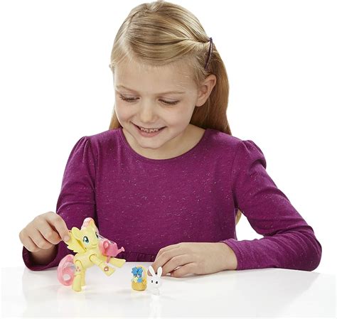 Buy My Little Pony Friendship is Magic Fluttershy Flower Picking Figure ...