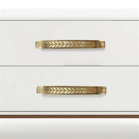 7" 2 Piece Brass Cabinet Handle CH-021 | Brass Antique Handle | Brass ...