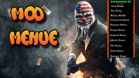 PAYDAY 2 mod menue - YouTube