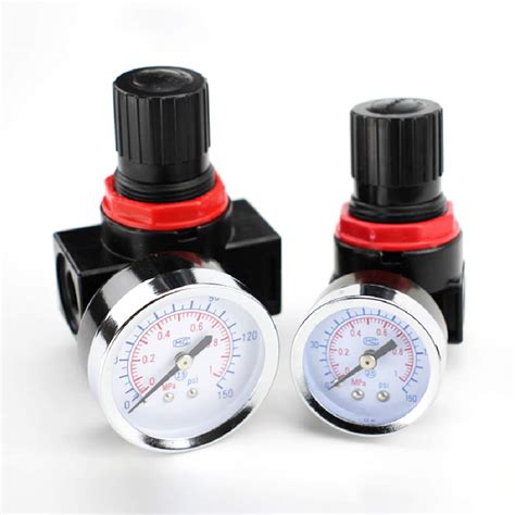 JACKBAGGIO New Air Control Compressor 1/4" Pressure Regulator Gauge ...
