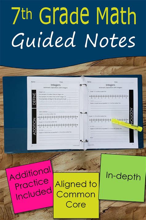 7 Grade Math Notes 的图像结果