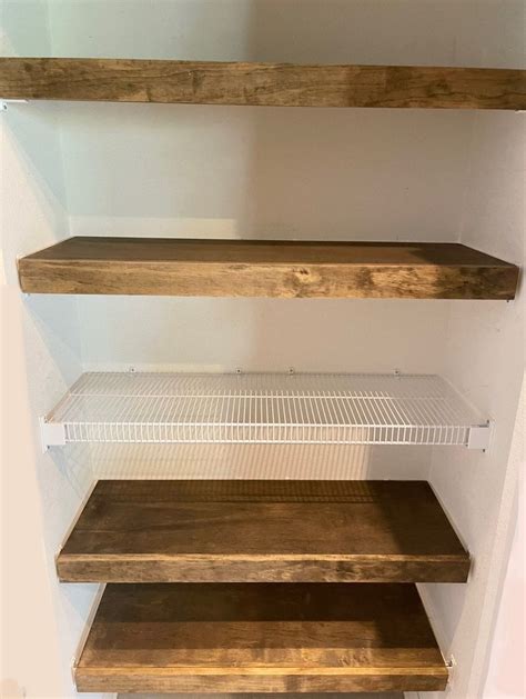 How to convert wire shelves into wood shelves – Artofit