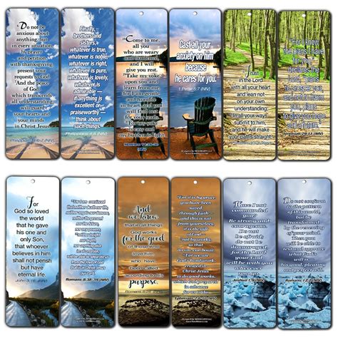 Most Highlighted Bible Scriptures Bookmarks Cards NIV Version (30-Pack ...