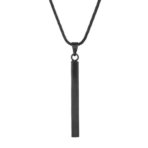 Eclipse Sleek Black Pendant for Men – VOYLLA