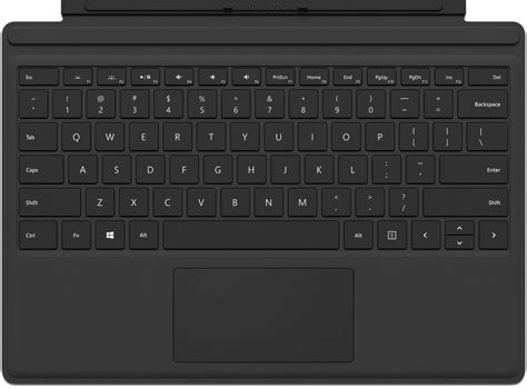 Microsoft Surface Pro 4 Type Cover Azerty Zwart: beste prijs - Tweakers