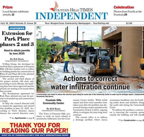 Fountain Hills Times Independent - Wednesday, July 10, 2024 - Fountain ...