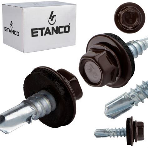 Samour.vijak ral 8019 braon 4.8x35 ETANCO | MMD-PROM d.o.o.