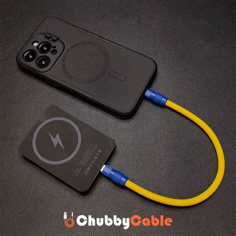 "Color Block Chubby" Power Bank Friendly Cable – Stylish & Reliable ...
